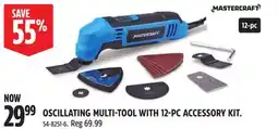 Canadian Tire OSCILLATING MULTI TOOL WITH 12 PC ACCESSORY KIT offer