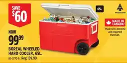 Canadian Tire WOODS BOREAL WHEELED HARD COOLER offer