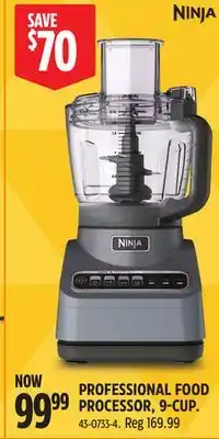 Canadian Tire PROFESSIONAL FOOD PROCESSOR offer