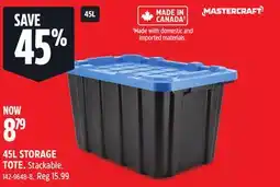 Canadian Tire 45L STORAGE TOTE offer