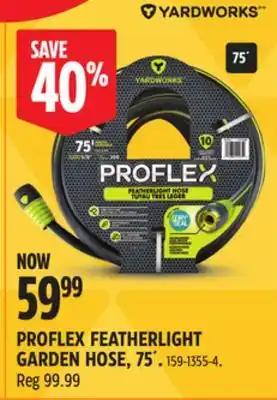 Canadian Tire YARDWORKS PROFLEX FEATHERLIGHT GARDEN HOSE, 75´ offer