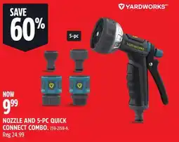 Canadian Tire YARDWORKS NOZZLE AND 5-PC QUICK CONNECT COMBO offer