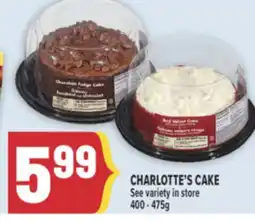 Marché Adonis CHARLOTTE'S CAKE offer