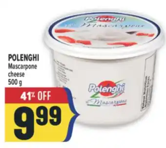 Marché Adonis POLENGHI Mascarpone cheese offer