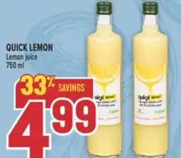 Marché Adonis QUICK LEMON Lemon juice offer