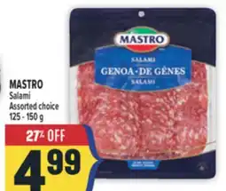 Marché Adonis MASTRO Salami offer