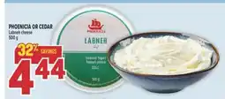 Marché Adonis PHOENICIA OR CEDAR Labneh cheese offer