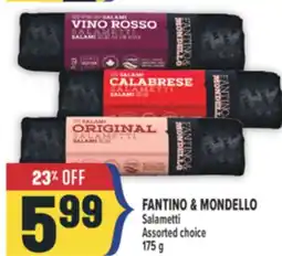 Marché Adonis FANTINO & MONDELLO Salametti offer