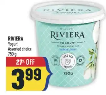 Marché Adonis RIVIERA Yogurt offer