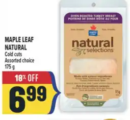 Marché Adonis MAPLE LEAF NATURAL Cold cuts offer