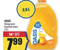 Marché Adonis OASIS Orange juice offer