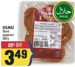 Marché Adonis SOLMAZ Sliced pepperoni offer