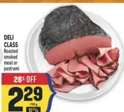 Marché Adonis DELI CLASS Roasted smoked meat or pastrami offer