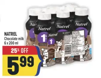 Marché Adonis NATREL Chocolate milk offer
