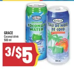 Marché Adonis GRACE Coconut drink offer