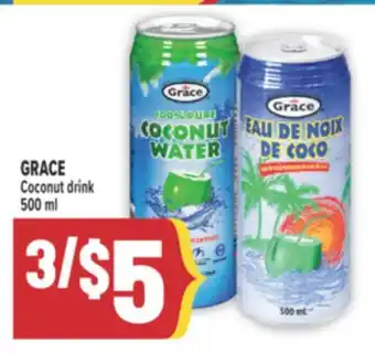 Marché Adonis GRACE Coconut drink offer