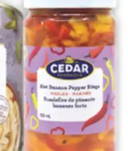Marché Adonis CEDAR Pickled peppers offer