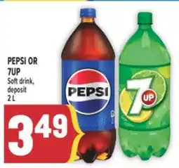 Marché Adonis PEPSI OR 7UP Soft drink offer