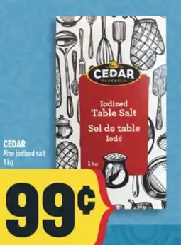 Marché Adonis CEDAR Fine iodized salt offer