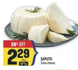 Marché Adonis SAPUTO Tuma cheese offer