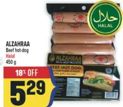 Marché Adonis ALZAHRAA Beef hot-dog offer