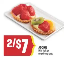 Marché Adonis ADONIS Mini fruit or strawberry tarts offer