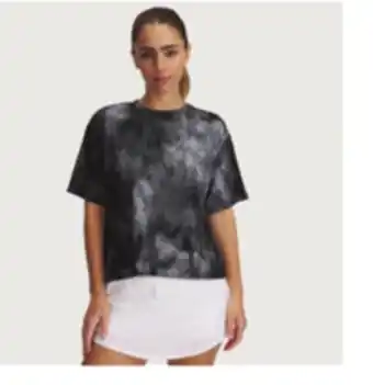 Sport Chek UNDER ARMOUR WOMEN'S VANISH ENERGY CROP PRINT TEE OR RIVAL WOVEN PANT offer