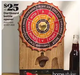 Giant Tiger Dartboard bottle opener offer