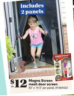 Giant Tiger Magna Screen mesh door screen offer