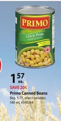 Giant Tiger Primo Canned Beans offer