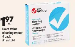 Giant Tiger Giant Value cleaning eraser offer