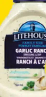 Giant Tiger 591 ml Litehouse dressing & dip offer