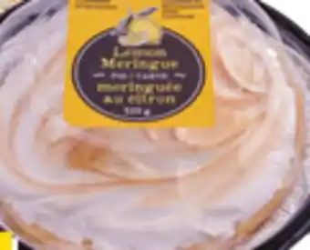 Giant Tiger Apple Valley Foods lemon meringue pie or Charlotte's squares offer
