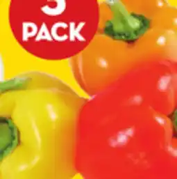 Giant Tiger 3 pack rainbow peppers offer