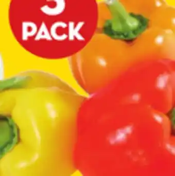 Giant Tiger 3 pack rainbow peppers offer