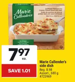 Giant Tiger Marie Callender's side dish offer