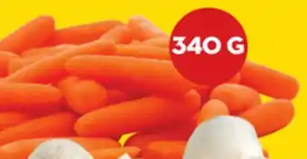 Giant Tiger mini carrots, 340 g offer