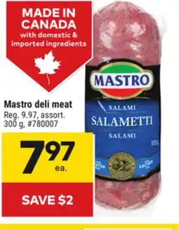 Giant Tiger Mastro Deli Meat offer
