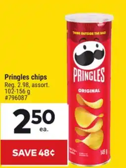 Giant Tiger Pringles chips offer