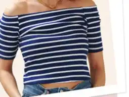 Giant Tiger Ribbed off-shoulder top offer
