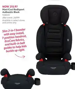 Babies 'R' Us Maxi-Cosi Rodisport Authentic Black offer