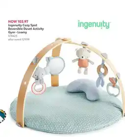 Babies 'R' Us Ingenuity Cozy Spot Reversible Duvet Activity Gym - Loamy offer