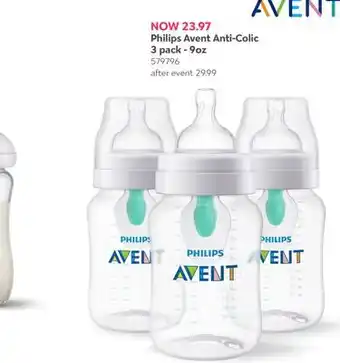 Babies 'R' Us Philips Avent Anti-Colic 3 pack - 9oz offer