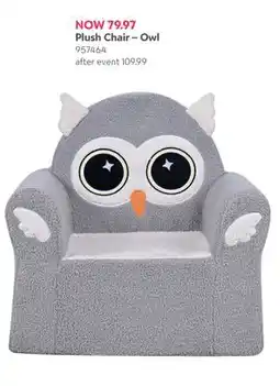 Babies 'R' Us Plush Chair – Owl offer