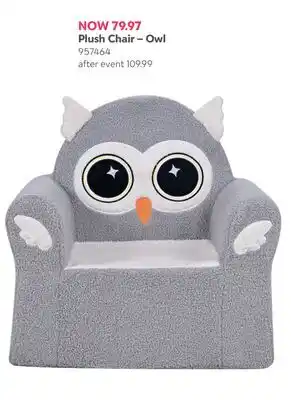 Babies 'R' Us Plush Chair – Owl offer