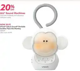 Babies 'R' Us VTech Safe & Sound Portable Soother Myla the Monkey offer