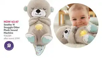 Babies 'R' Us Fisher-Price Soothe 'N Snuggle Otter Plush Sound Machine offer