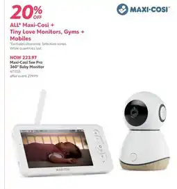 Babies 'R' Us Maxi-Cosi See Pro 360° Baby Monitor offer