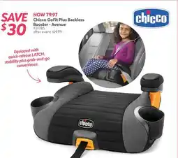 Babies 'R' Us Chicco GoFit Plus Backless Booster - Avenue offer