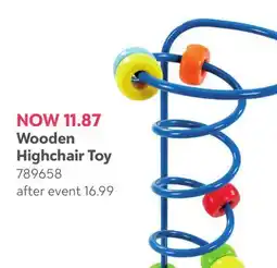 Babies 'R' Us Early Learning Centre Wooden Highchair Toy offer